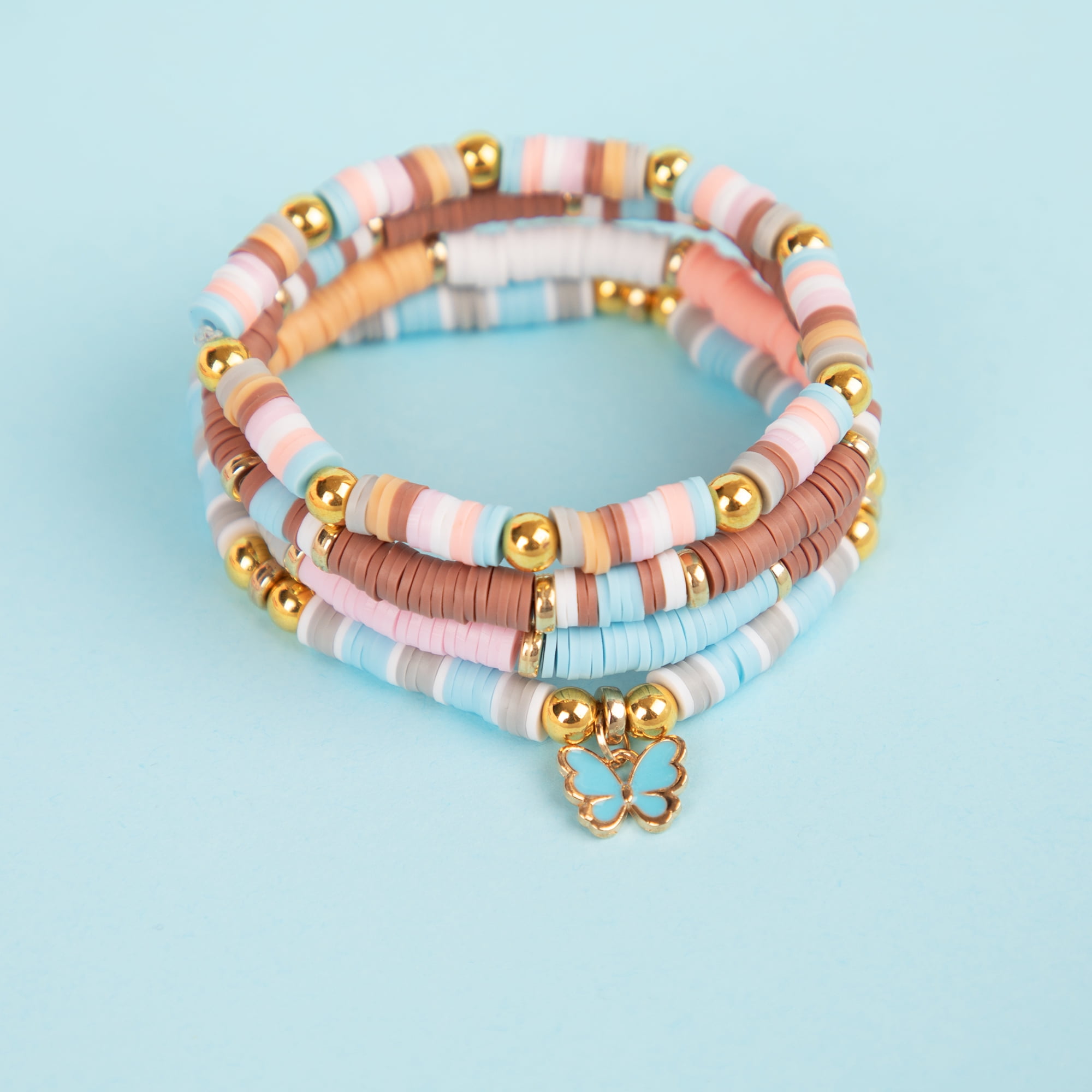 Cousin DIY Jewelry Making Kit with Colorful Heishi Beads and Charms