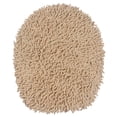 thumbnail image 2 of Home Weavers Fantasia Collection Toilet Lid Seat Cover, Elastic Edges, 100% Cotton Soft Universal Fit for Standard Oblong Round Elongated Bath Room Bowl Lids, Washable, 18"x18" Toilet Lid Cover, Linen, 2 of 5