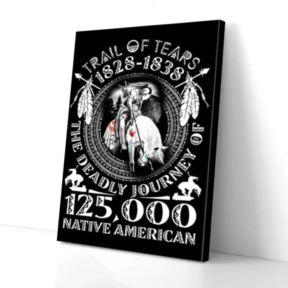 Poster Trail Of Tears Native American Vertical, Prints_1398 Wall Art, Unframed Prints For Home Or Office, Perfect Gift For Everyone, 8x12