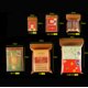 thumbnail image 3 of Bolsas de plástico resellables con cierre de cremallera de polietileno de color grueso de 100 piezas para guardar bocadillos, baterías, especias, joyas, dulces, regalos, 3 of 5