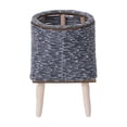 thumbnail image 2 of Ovzne Imitation Rattan Flower Stand Triangular Support Flowerpot Indoor Desktop Potted Storage Container Office Woven Pot On Clearance, 2 of 6
