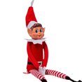 thumbnail image 2 of Estantería Hada Navidad Muñeca Novedad Largo Bendy Naughty Boy Elf () Rojo, 2 of 5