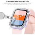 thumbnail image 4 of Compatible for Bling Apple Watch Protective Case with Built-in Screen Protector for Apple Watch 42mm iWatch Series 3 2 1 (42mm, Elf), 4 of 5