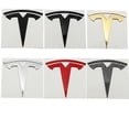 thumbnail image 2 of Metal Replacement Sticker For Tesla Model 3 Y Front Back Trunk Logo Replace Emblem Decals Stickers Accessories, 2 of 5