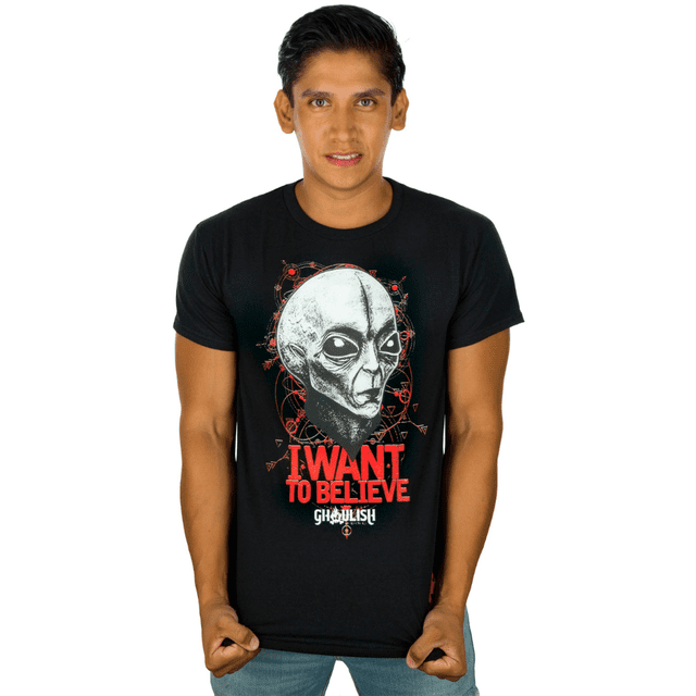 Playera Area 51 Alienígena Caballero Manga Corta Casual
