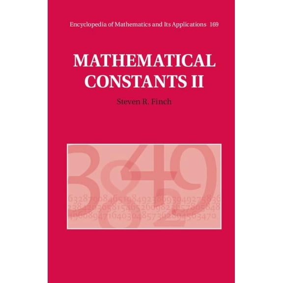 Encyclopedia of Mathematics and Its Appl Mathematical Constants II, Book 169, (Hardcover)