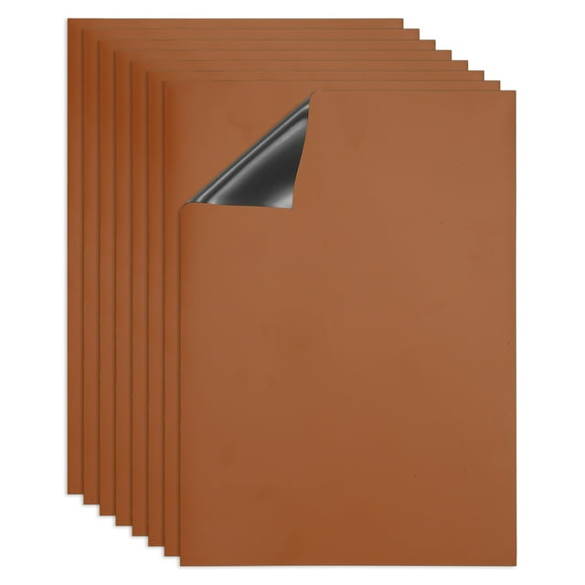 Tableau Effaçable à Sec, A4 8 Pack Calendrier de Réfrigérateur Aimants Tableau Blanc, Brun