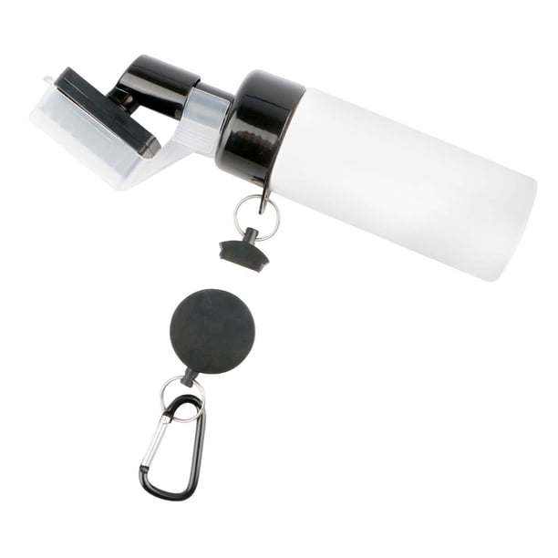 Cepillo limpiador de palos de golf DYNWAVEMX Herramienta de limpieza portátil Blanco
