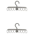 thumbnail image 2 of Toystoory Percha para ropa, giratoria de 360 grados, 16 agujeros, ropa interior de plástico, gancho seco, para viaje, Hotel, baño, Gris 2Conjunto, 2 of 6