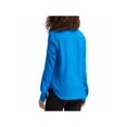 thumbnail image 2 of DKNY Womens Foundation Button Up Shirt, Blue, X-Large, 2 of 2