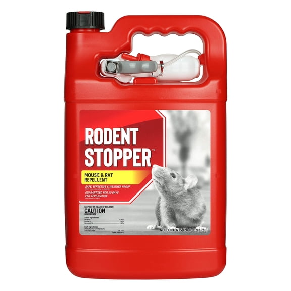 Rodent Stopper, Pest Repellent, Gallon, Ready to Use with Nested Trigger