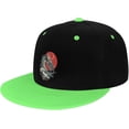 thumbnail image 2 of Chinese Dragon Hip Hop Hat Two Tone Flat Bill 6 Panel Cap Unisex, 2 of 9