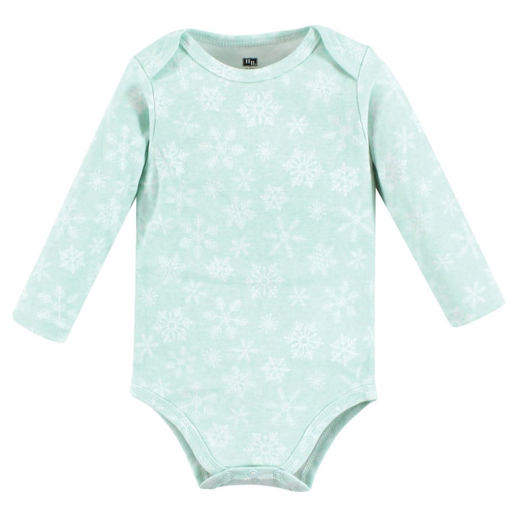Hudson Baby Cotton Long-Sleeve Bodysuits, 5-Pack, Newborn- 24 Months