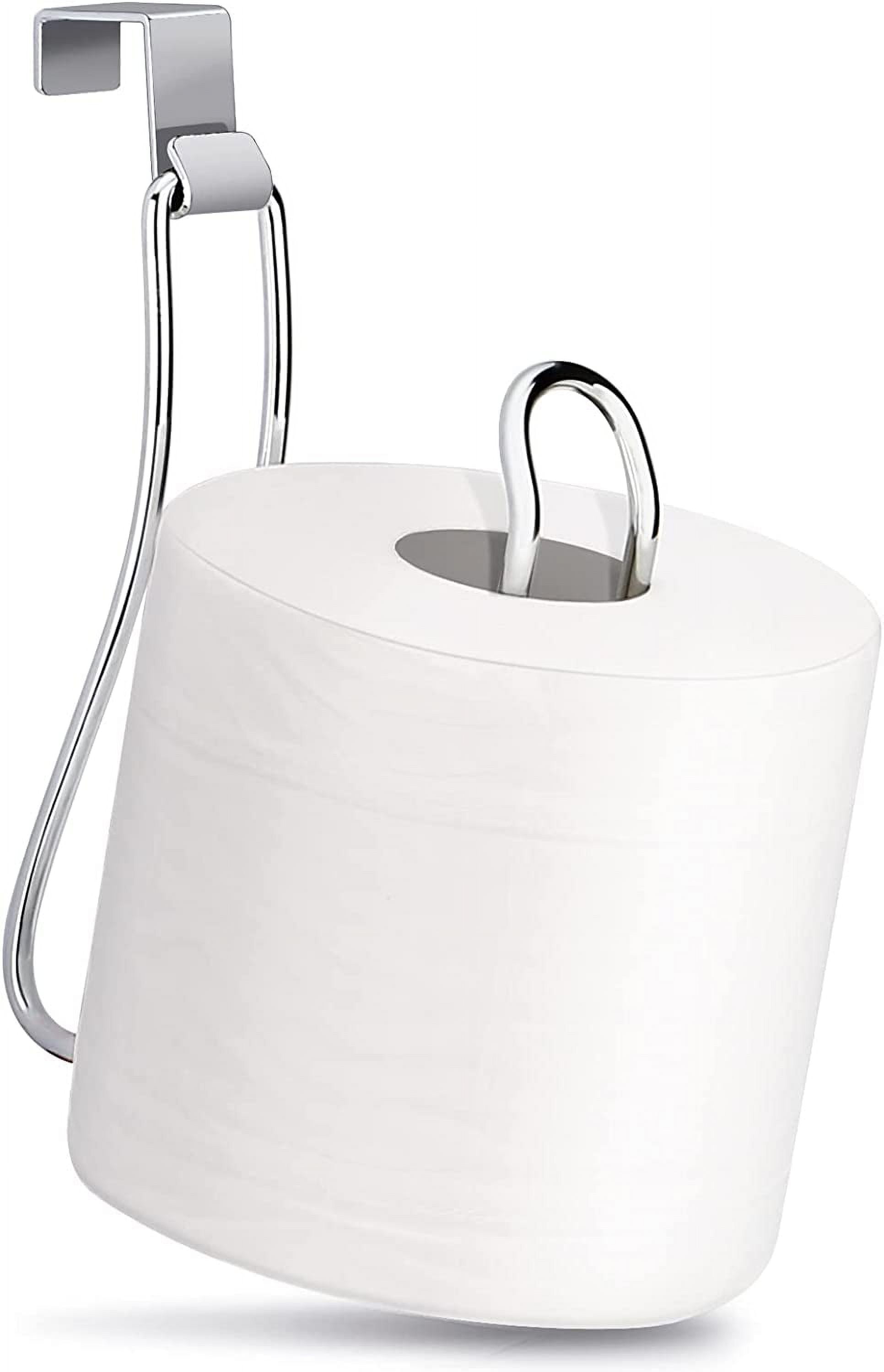 Bath Bliss Toilettenpapierhalter Mit Reservestauraum – Freistehend, Chrom, Hält 4 Rollen, Rostbeständig & Dekorativ