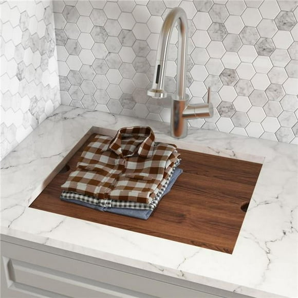 21 x 19 in. Deep Laundry Utility Workstation Undermount 16 Gauge Kitchen Sink