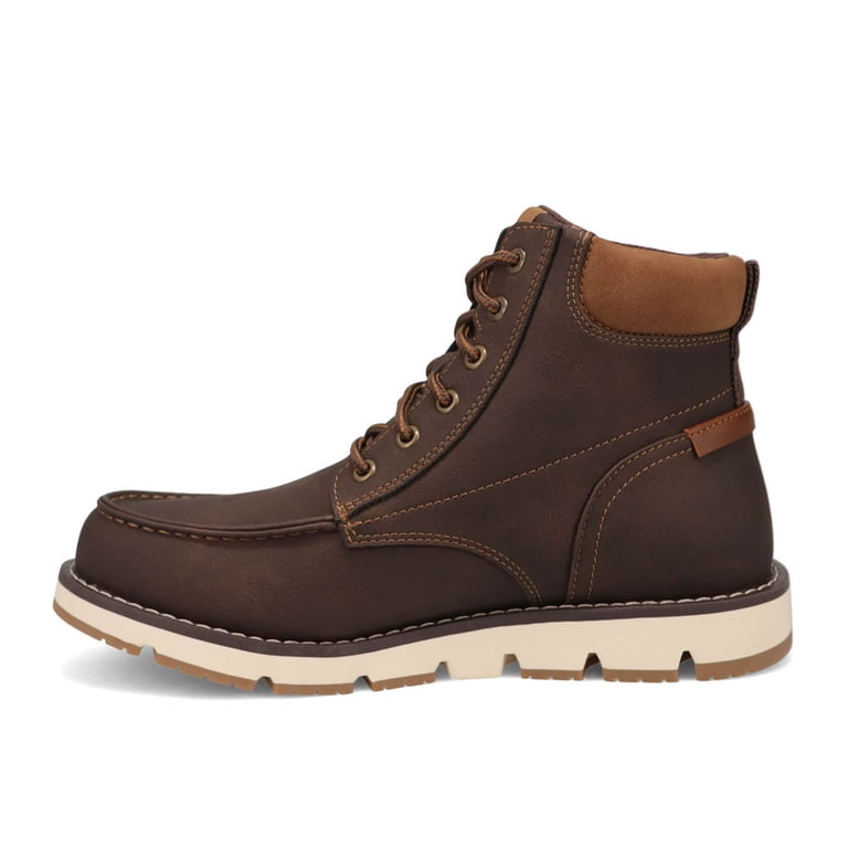 Dockers Moc Toe Boots Mens Size 10.5 Brown Leather Chukka Mid Top Shoes Amazon.com | DOCKERS Mens Davis Rugged Chukka Boot, Cognac  main image 4