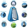 thumbnail image 5 of WoofPaw Pop Up Pod - Privacy Shower Tent with Carry Bag, Dressing Room, Instant Portable Toilet Stall for Camping, Beach, or Tailgate (Blue), 5 of 8