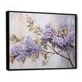 thumbnail image 2 of Designart "Dreams Of Pastel Lilacs I" Lilacs Floater Framed Canvas Wall Art, 2 of 5