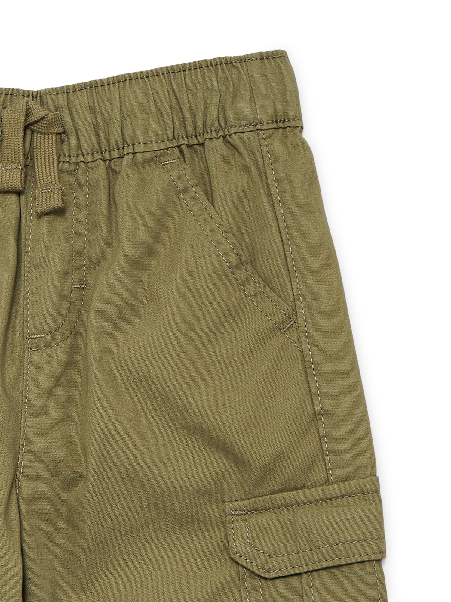 Wonder Nation Baby and Toddler Boys Cotton Cargo Jogger Pants, Sizes 12M-5T