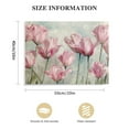 thumbnail image 3 of Nawypu Pink Flower Paintings Canvas Wall Art Watercolor Plant Tulip Flowers Posters for Wall Decor Pink Flower Picture Wall Art Decor Modern Pink Wall Art Flowers Canvas Prints for Home Decor, 3 of 6