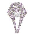 thumbnail image 3 of Kdxio Lavender Flowers Pattern Turban Hat for Women Men Comfortable Adjustable Cleaning Working Cap with Sweatband, 3 of 8