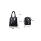 thumbnail image 2 of Bolso de hombro de Cuero de moda LAB.G Negra, 2 of 3