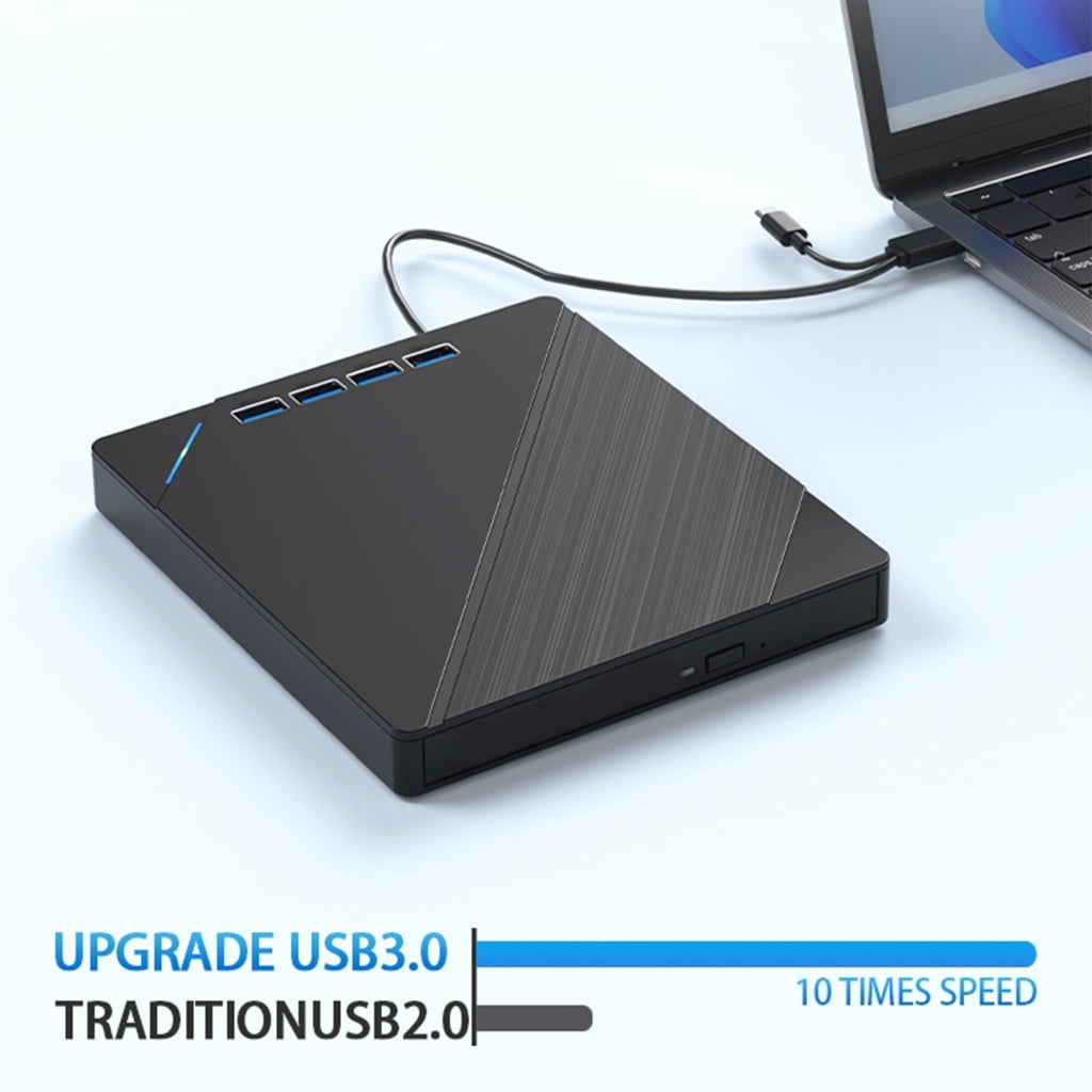 Universals External Opticals Drive USB3.0 High Transfer Speed Plugs and Play for PC Computers