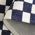 thumbnail image 6 of SAFAVIEH Martha Stewart Chelsea Checkered Area Rug, Navy/Ivory, 8' x 10', 6 of 8