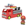 thumbnail image 4 of Juguete de Construcción TILE TOWN Camión de Bomberos Magnético con Luces y Sonidos, 4 of 7