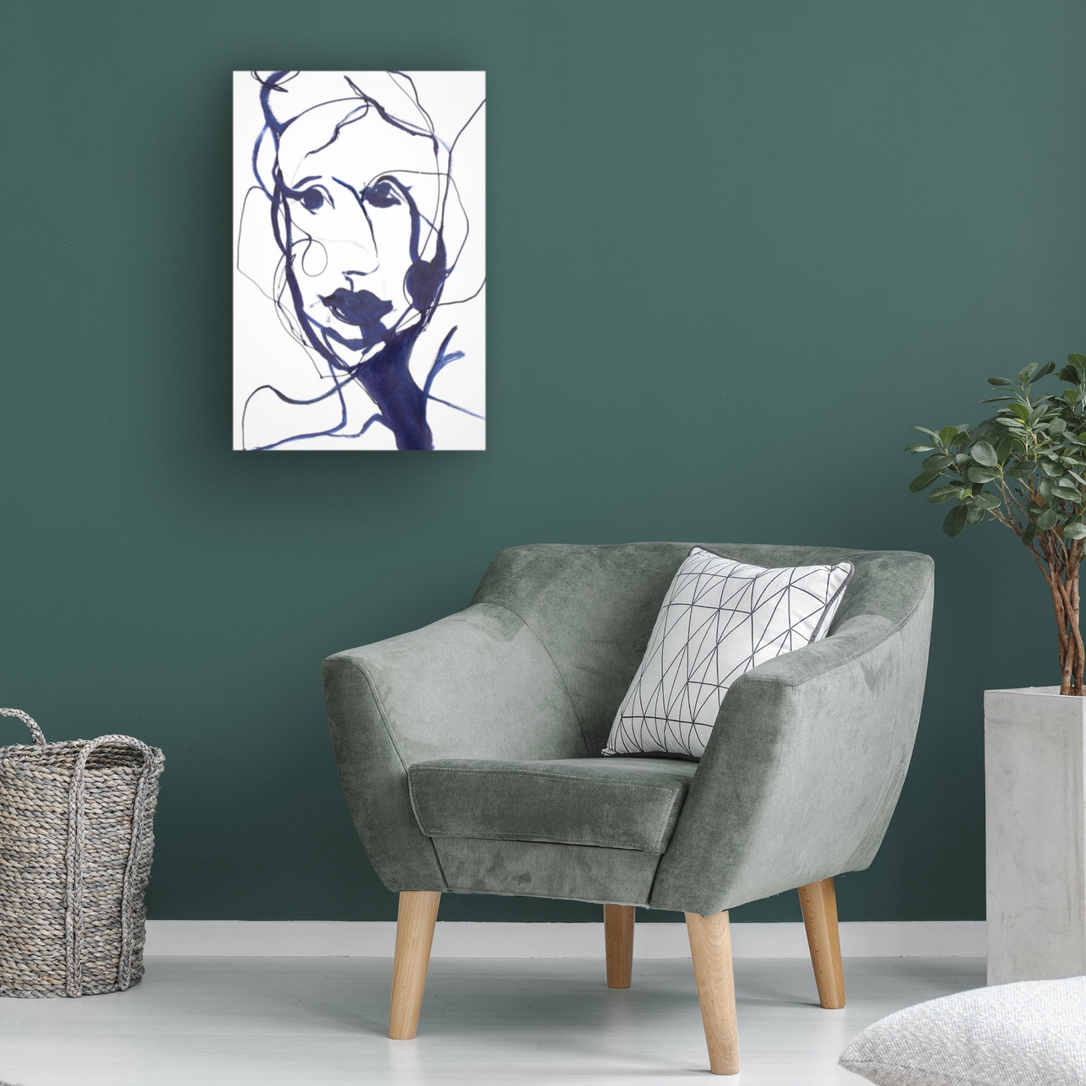 Canvas Wall Art - Design Fabrikken 'Full Of Wonder' Wall Art for Living Room, Bedroom, or Office Décor by Trademark Fine Art - 30 x 47 Inches