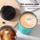 thumbnail image 5 of Pisexur Batería de cocina Taza térmica de acero inoxidable de 380 ml con aislamiento al vacío. Taza de viaje para café con tapa antiderrames. Ideal para café, té y ce para la cocina del hogar, 5 of 6
