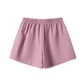 thumbnail image 7 of Afuyipoi Girl Shorts,Summer High Waist Breathable Causal Short Pants Purple 4-5, 7 of 7