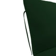 thumbnail image 5 of Jordan Manufacturing 76" x 23" Forest Green Solid Rectangular Outdoor Chaise Lounge Cushion with Ties, 5 of 9