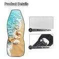 thumbnail image 5 of Yuyamidu Starfish Shell Car Seat Covers Front Seat Protective Accessories 2 PCS Set Seaside Vehicle Seat Cover Universal Fit Cars, Sedan, Truck, SUV, 5 of 7