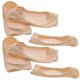 thumbnail image 4 of Invisible Socks 3Pairs Light Yellow Cloth Bamboo Comfort Anti-Skid Silicone Socks for Women, 4 of 5