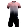 thumbnail image 1 of Uniformes de equipo de competición degradados elásticos verticales (rojo y negro L) FLhrweasw Para estrenar, 1 of 3