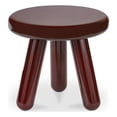 thumbnail image 1 of Moe's Home Collection Joy  Lacquer Metal Side Table in Deep Red, 1 of 10