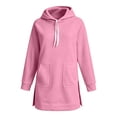 thumbnail image 5 of FUZHIQ Hoodie Dress for Women â Trendy Pullover Long Oversized Sweatshirt Dresses for Women 2026 with Pockets, Split Hem, 5 of 5