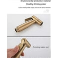 thumbnail image 3 of Stainless Steel Toilet Bidet Sprayer - Gold - Complete Kit for Personal Hygiene, 3 of 3