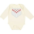 thumbnail image 3 of Inktastic Ten Pins for Bowling Boys or Girls Long Sleeve Baby Bodysuit, 3 of 5