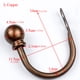 thumbnail image 3 of Lieonvis 2 Soportes para Cortinas con Lazo de Metal, Soportes para Cortinas Decorativas de Pared, Soporte para Ganchos de Cortina en Forma de U con Tornillos para Accesorios para el Hogar, 3 of 3