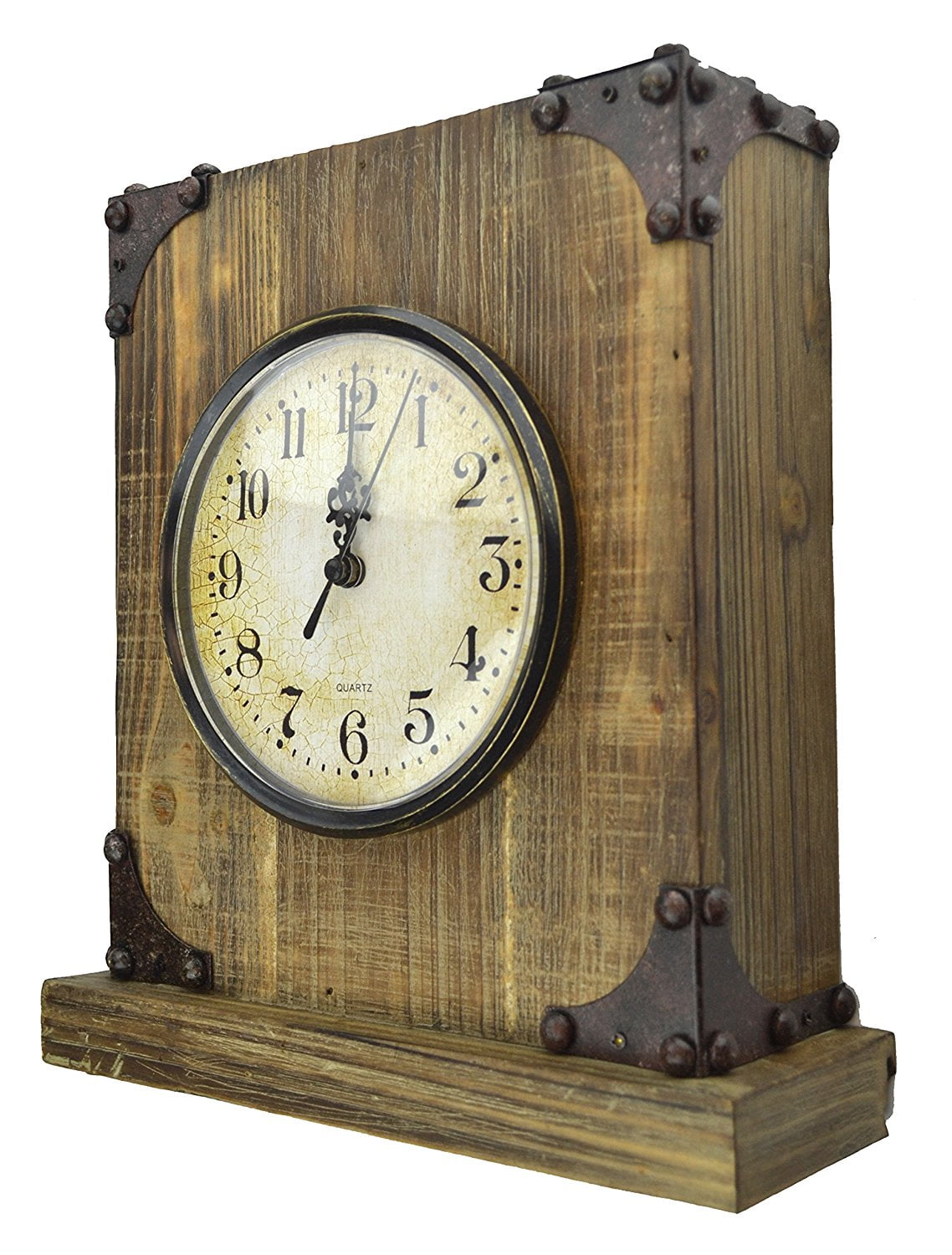 Home & Living Home Décor rustic table clock
