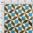 thumbnail image 1 of oneOone Polyester Lycra Fabric Triangle|Parallelogram & Square Geometric Print Fabric By The Yard 56 Inch Wide, 1 of 4