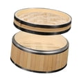 thumbnail image 4 of deevoka Bamboo Steamer Basket Dumpling Steamer Cooking Round Small for Asian Food Sum & Single Layer, 4 of 9