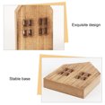 thumbnail image 3 of CSChome Home Decor Wooden Craft: Eco-Friendly, Unique Design, Nordic Style, Miniature Christmas Decor, Good Texture, Small House Craft, 3 of 6