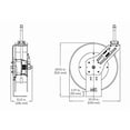 thumbnail image 5 of Lincoln 83754 Value Series Air and Water 50' x 1/2" Retractable Hose Reel, 5 of 5