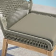 thumbnail image 2 of Modway Wellspring Outdoor Patio Teak Wood Dining Chair in Light Gray Greige, 2 of 7