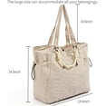 thumbnail image 7 of NCY Tote Bag for Women, 16L Unisex Lightweight Nylon Totes Purses and Handbags Large Casual Shoulder Hobo for Travel Gym | functionality, Convenient, Nylon Tote Bag, Nylon Fabric, Lightweight, 7 of 7