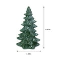 thumbnail image 4 of Holiday Time 7in Green Ceramic Tree Decor, 4 of 4