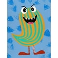thumbnail image 2 of Moore, Regina 15x18 White Modern Wood Framed Museum Art Print Titled - Happy Creatures IX, 2 of 4
